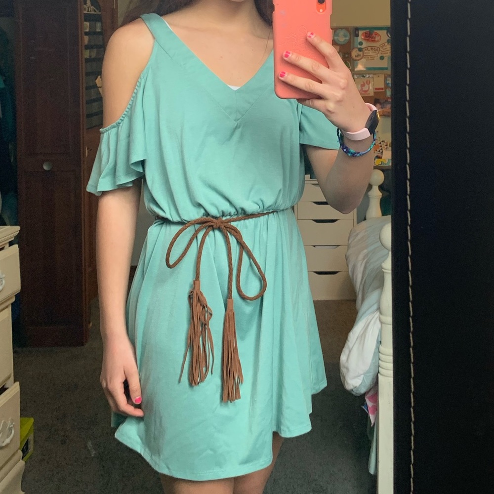 Green Flowy Dress